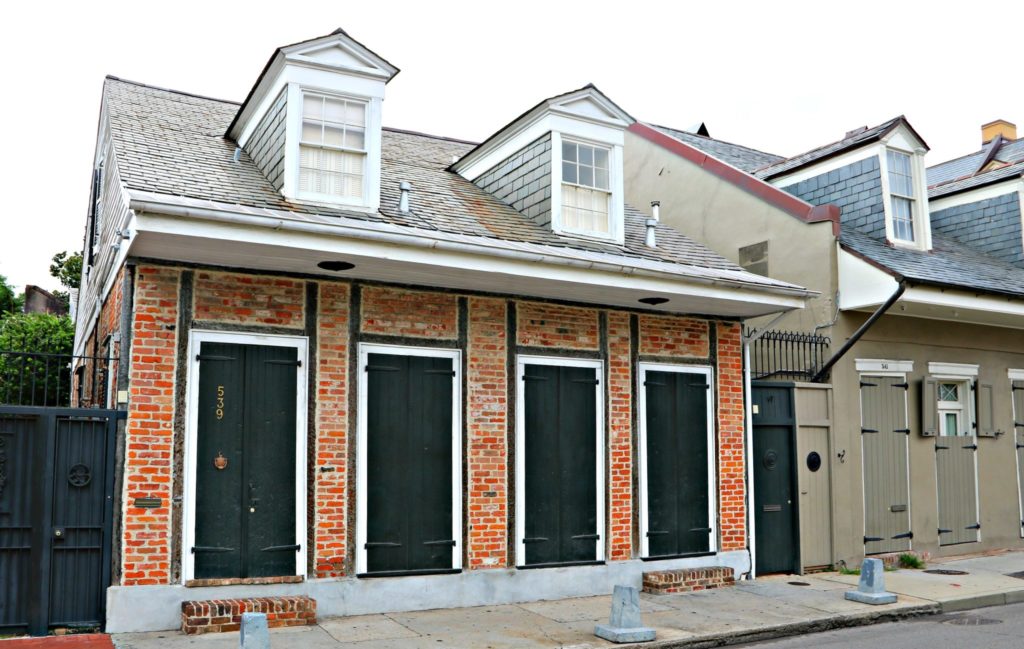Brick Between Post Creole Cottage