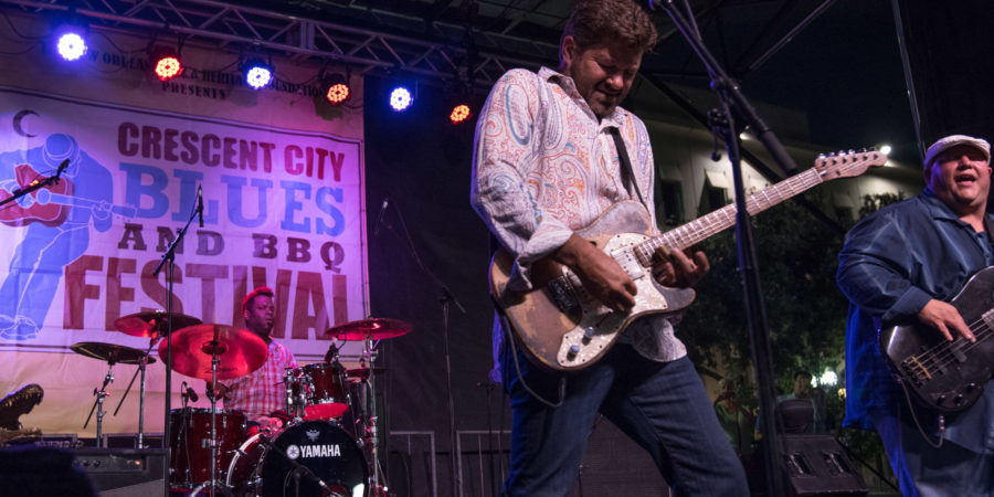 Tab Benoit play the Crescent City Blues and BBQ Fest